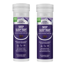 BSYS  Coffee Flavor But Make It Sleepy These Sleep-support Chews Taste Like Your Favorite Brew No Jitters  Just Cozy Vibes To Drift Off Easy  Sle (Option: Two bottles)