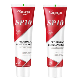 Available In 2-count And 4-count Packs, SP10 Probiotic Toothpaste Is Designed To Keep Breath Fresh And Provide Deep Cleansing-prohibited For Sale (Option: 2pcs)